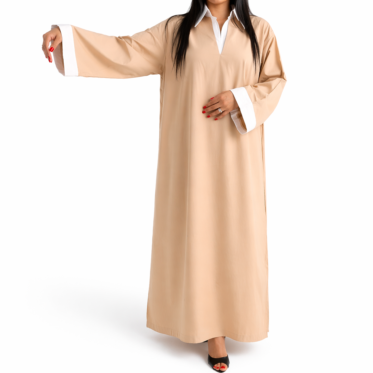 abaya blida coton chemise linabaya