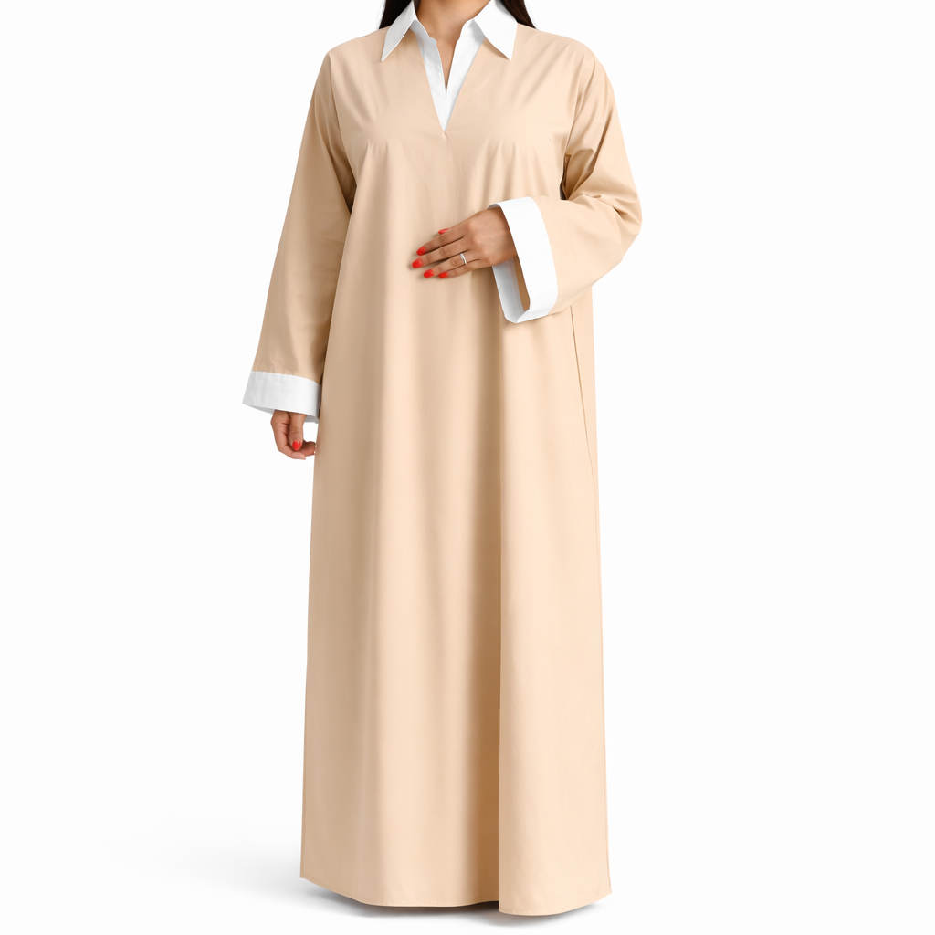 abaya blida coton chemise linabaya