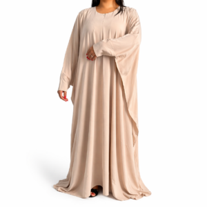 abaya zip allaitement confort papillon linabaya